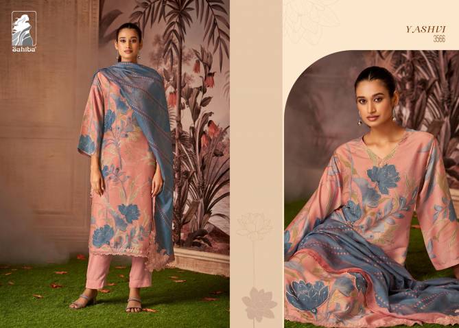 Yashvi By Sahiba Viscose Simmer Designer Dress Material Wholesale Online